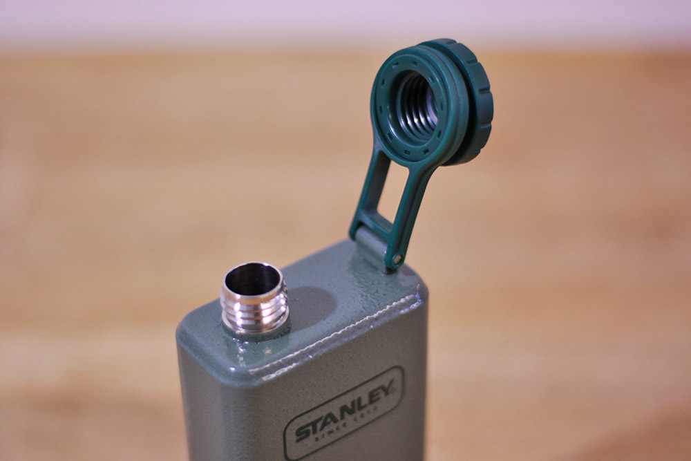 STANLEY(スタンレー) SS フラスコ 0.14L グリーン 01695-007 フタはストッパー付