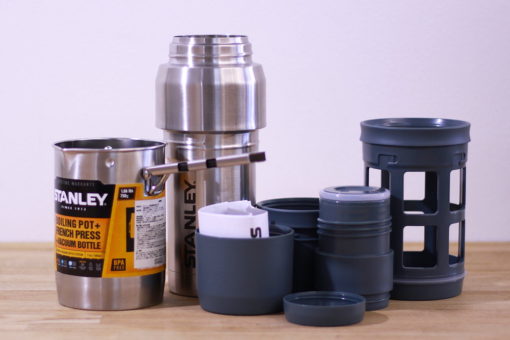 STANLEY(スタンレー) 真空コーヒーシステム 0.5L 01698-006 セット内容