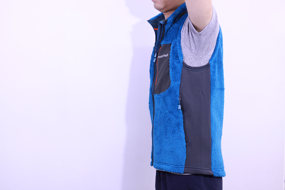 mont-bell(モンベル) クリマエアベスト Men's サイド
