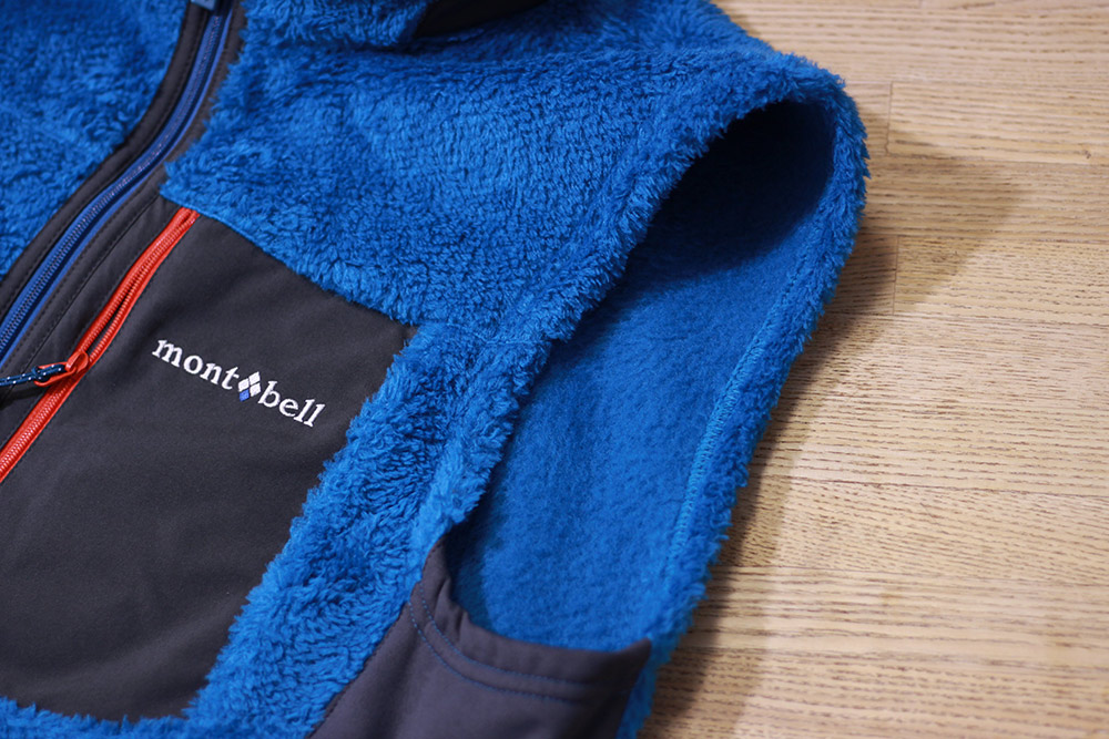 mont-bell(モンベル) クリマエアベスト Men's 腕回り