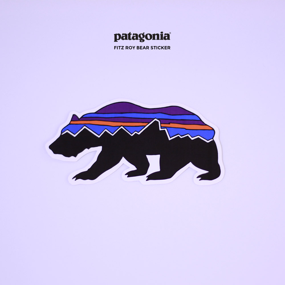 patagonia(パタゴニア) FITZ ROY BEAR STICKER 92067