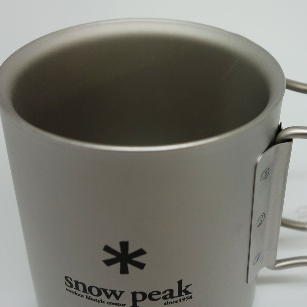 SnowPeak(スノーピーク) チタンダブルマグ220ml フォールディングハンドル MG-051FHR