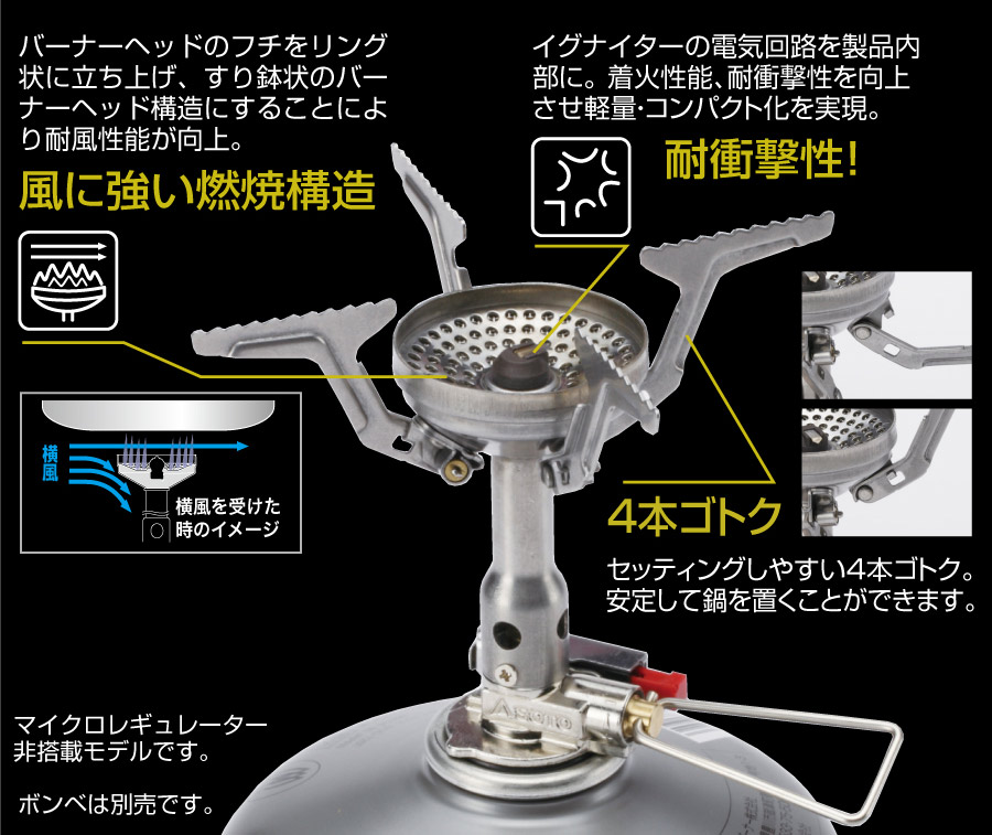 SOTO(ソト) AMICUS(アミカス) SOD-320 優れた性能の数々